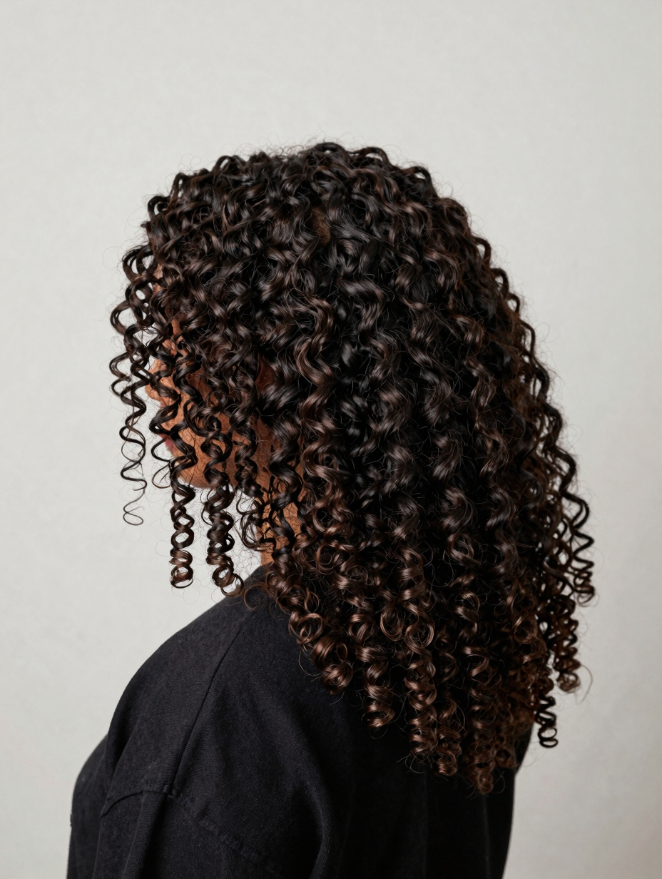 Defined twist-out hairstyle on 4C natural hair with elongated curl pattern